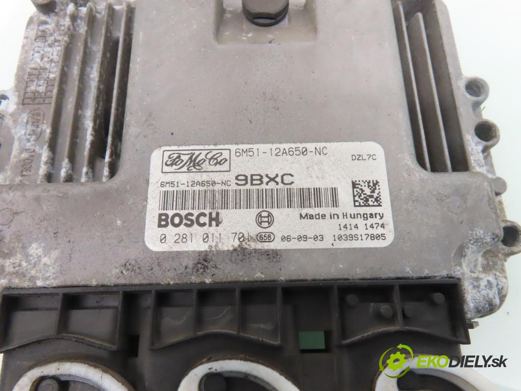 FORD FOCUS II (DA_, HCP) HB 2006 66,00 1.6 TDCi 90 - HHDA 1560,00 Riadiaca jednotka Motor 0281011701 ; 6M5112A650NC