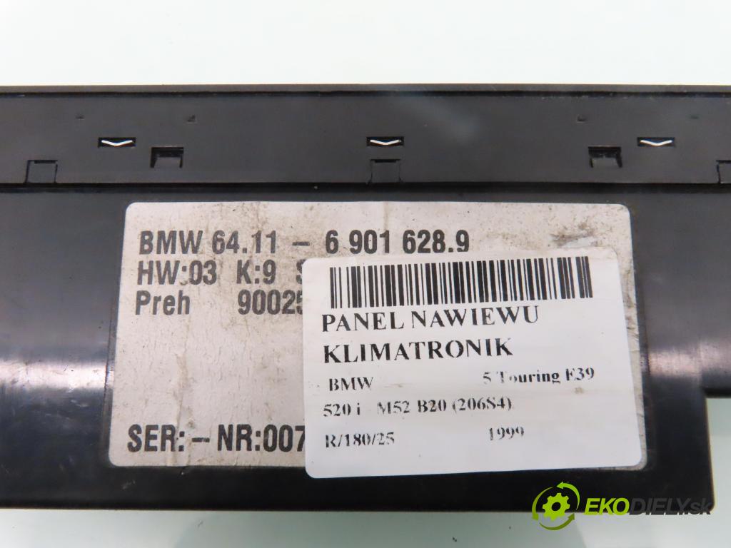 BMW 5 Touring (E39) KOMBI 1999 110,00 520 i - M52 B20 (206S4) 1991,00 Panel kúrenia KLIMATRONIK 69016289