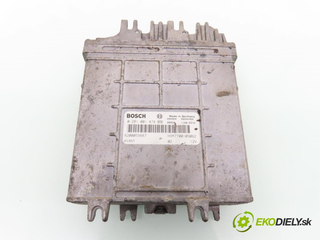 RENAULT KANGOO (KC0/1_) KOMBIVAN 2000 59,00 1.9 dTi (KC0U) - F9Q 780 1870,00 Riadiaca jednotka Motor 0281001878 ; 8200059887