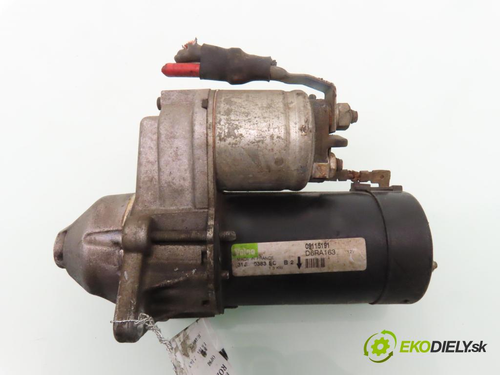 OPEL MERIVA A nadwozie wielkoprzestrzenne (MPV) (X03) MINIVAN 2005 74,00 1.6 16V - Z 16 XE 1598,00 Štartér D6RA163 ; 09115191 (Štartér)