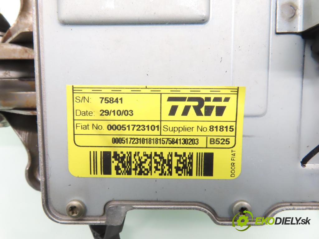 FIAT STILO (192_) HB 2001 76,00 1.6 16V 103 - 182 B6.000 1596,00 serv/podporovanie elektrické 00051723101