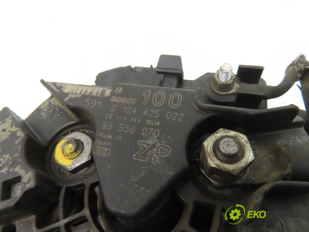 OPEL MERIVA A nadwozie wielkoprzestrzenne (MPV) (X03) MINIVAN 2005 74,00 1.6 16V - Z 16 XE 1598,00 Alternátor 0124425022 ; 55556070 (Alternátor)