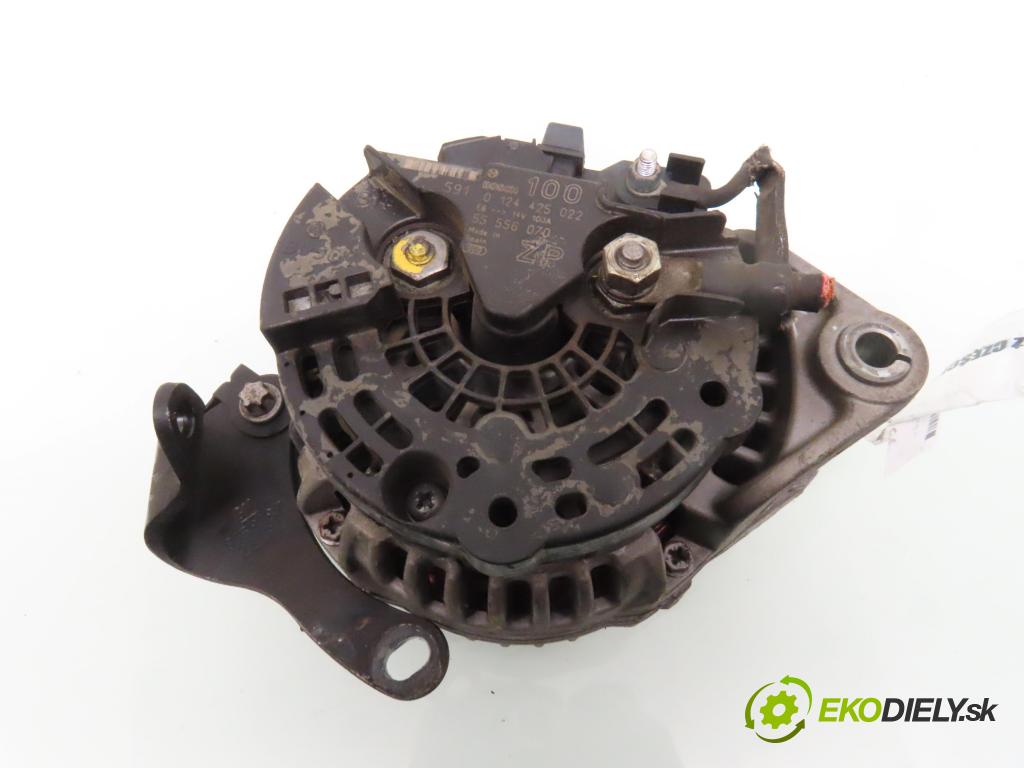 OPEL MERIVA A nadwozie wielkoprzestrzenne (MPV) (X03) MINIVAN 2005 74,00 1.6 16V - Z 16 XE 1598,00 Alternátor 0124425022 ; 55556070 (Alternátor)