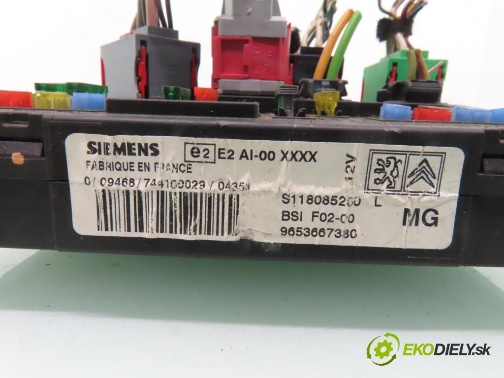 CITROEN C2 (JM_) HB 2005 50,00 1.4 HDi 68 8V - 8HZ 1398,00 MODUL BSI S118085200L ; 9653667380