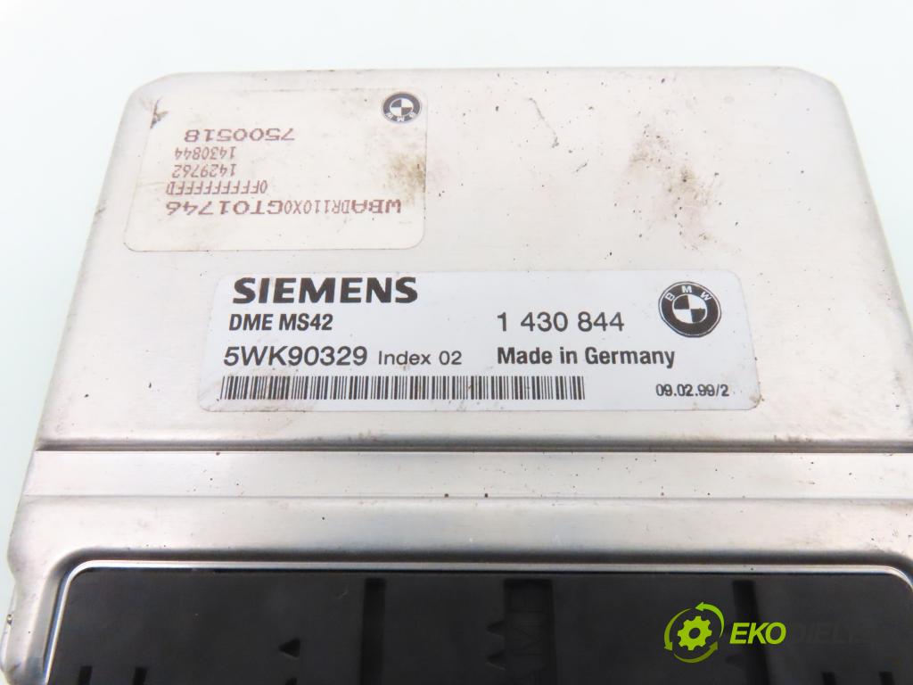 BMW 5 Touring (E39) KOMBI 1999 110,00 520 i - M52 B20 (206S4) 1991,00 Riadiaca jednotka Motor 1430844 ; 5WK90329 ; MS42