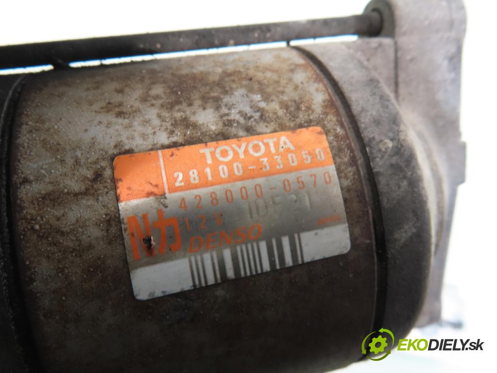 TOYOTA YARIS (_P1_) HB 2005 55,00 1.4 D-4D (NLP10_) - 1ND-TV 1364,00 Štartér 2810033050 ; 4280000570 (Štartér)
