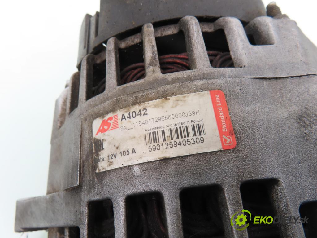 OPEL VECTRA C Kombi (Z02) KOMBI 2004 110,00 1.9 CDTI - Z 19 DTH 1910,00 Alternátor A4042 (Alternátor)