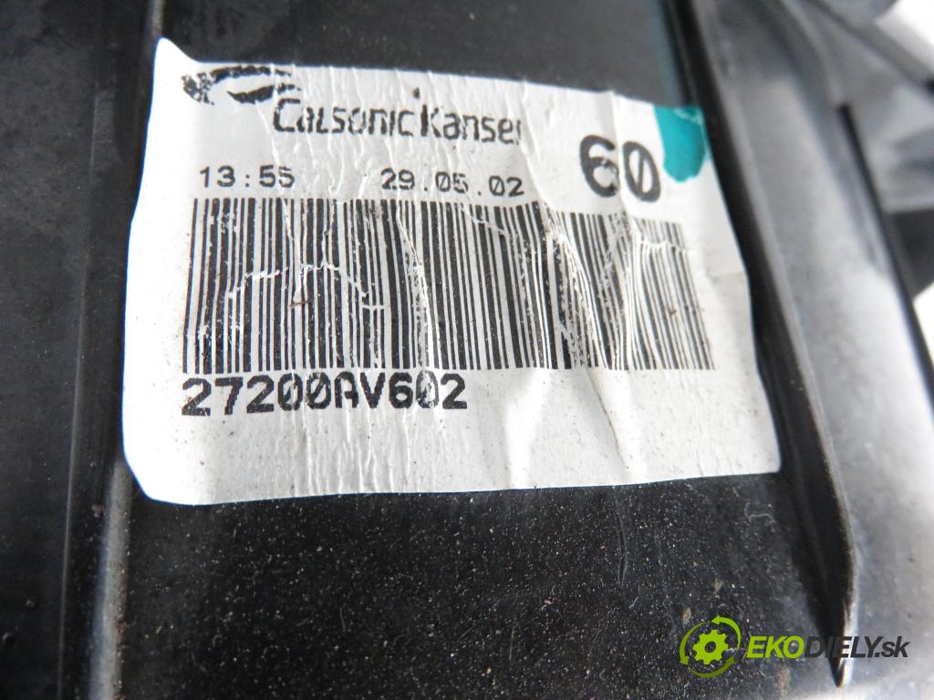 NISSAN PRIMERA Hatchback (P12) HB 2004 88,00 1.9 dCi - F9Q 1870,00 ventilátor větráku 27200AV602