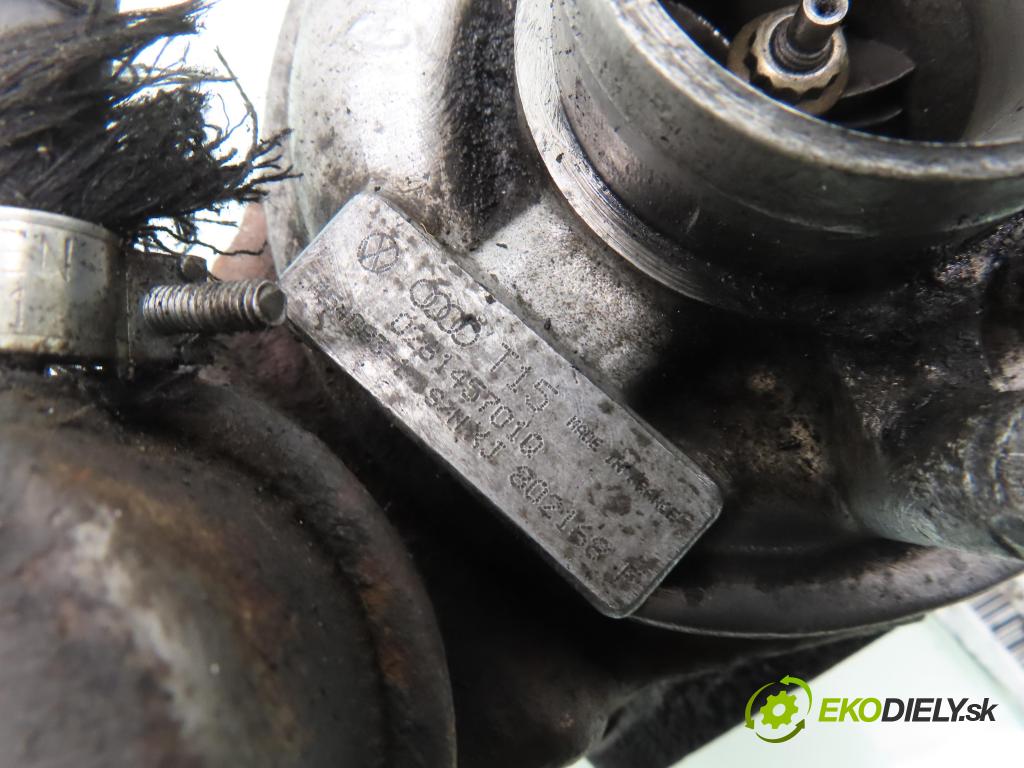 VW PASSAT B3/B4 Variant (3A5, 35I) KOMBI 1995 66,00 1.9 TDI - 1Z 1896,00 RYCHLONABÍJEČKA: 028145701Q (Kompletní turbodmychadlo)