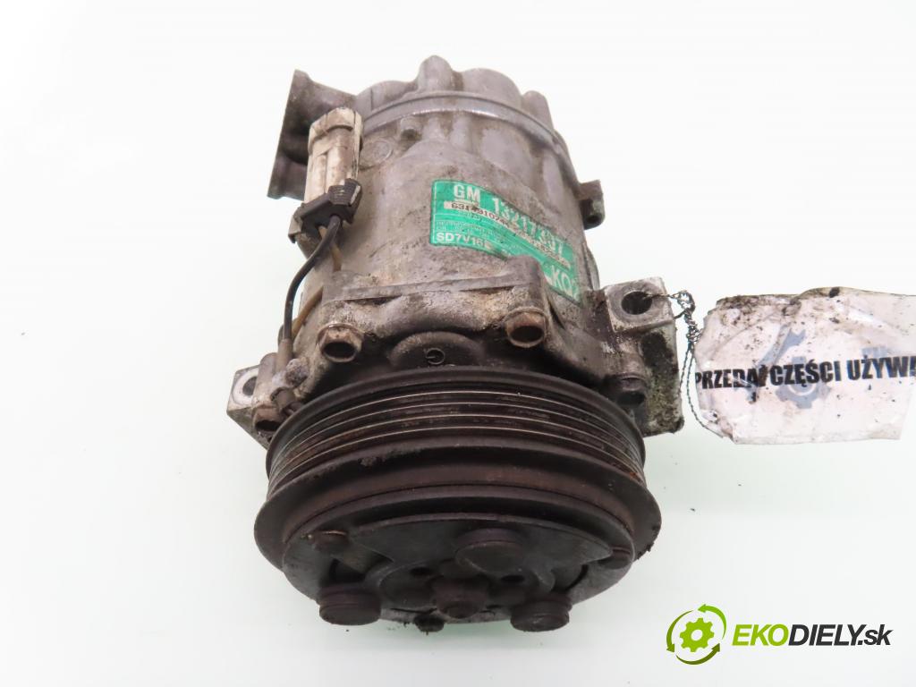 OPEL VECTRA C (Z02) LIFTBACK 2008 103,00 1.8 - Z 18 XER 1796,00 KOMPRESOR: klimatizácie 13217307 (Kompresor klimatizácie)