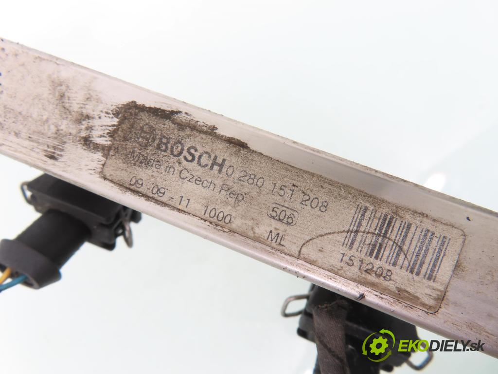 OPEL MERIVA A nadwozie wielkoprzestrzenne (MPV) (X03) HB 2009 66,00 1.4 16V Twinport - Z 14 XEP 1364,00 Lišta vstrekovacia 0280158501 ; 0280151208 (Vstrekovacia lišta)