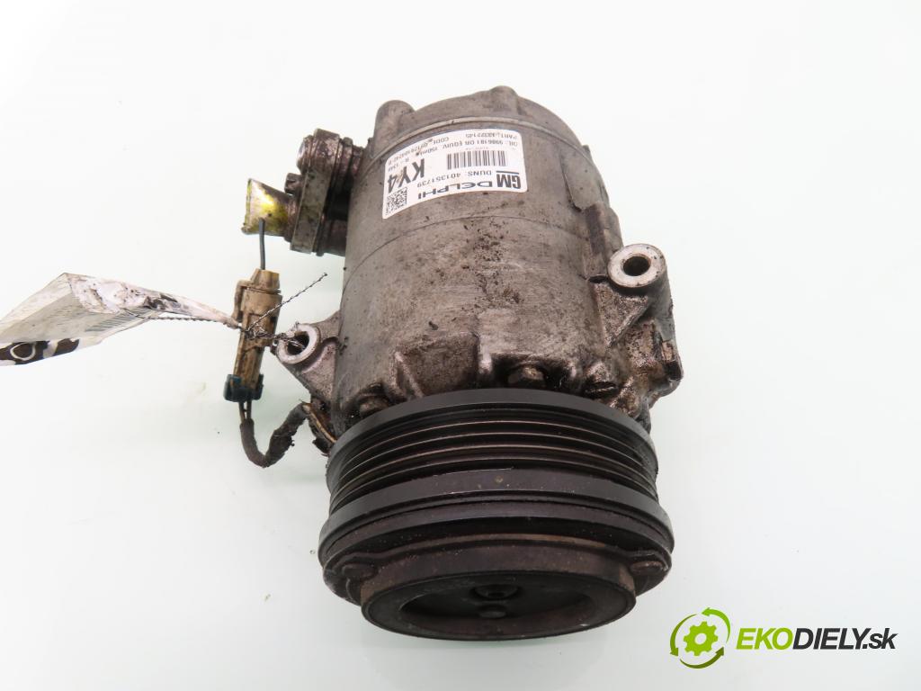 OPEL MERIVA A nadwozie wielkoprzestrzenne (MPV) (X03) MINIVAN 2006 66,00 1.4 16V Twinport - Z 14 XEP 1364,00 KOMPRESOR: klimatizácie 401351739 ; 13322145 (Kompresor klimatizácie)