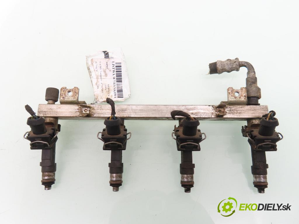 OPEL MERIVA A nadwozie wielkoprzestrzenne (MPV) (X03) MINIVAN 2006 66,00 1.4 16V Twinport - Z 14 XEP 1364,00 Lišta vstrekovacia 0280158501 (Vstrekovacia lišta)