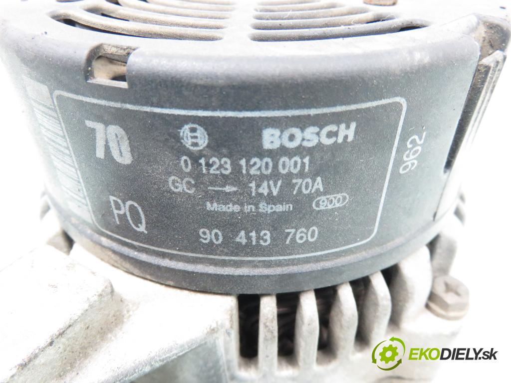 OPEL ASTRA G liftback (T98) HB 2000 66,00 1.4 16V - X 14 XE 1389,00 Alternátor 0123120001 ; 90413760 (Alternátor)