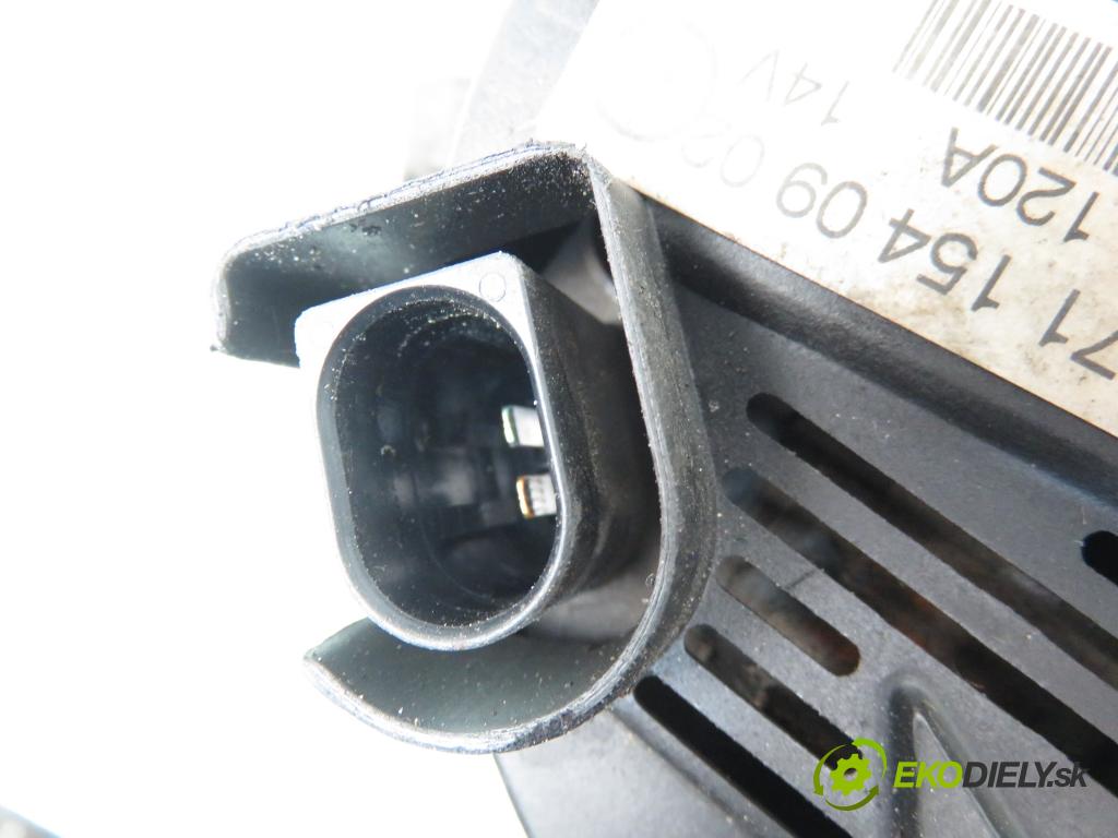 MERCEDES-BENZ KLASA C (W203) KOMBI 2002 105,00 C 180 Kompressor (203.046) - M 271.946 1796,00 Alternátor A2711540902 ; 2542582B (Alternátor)