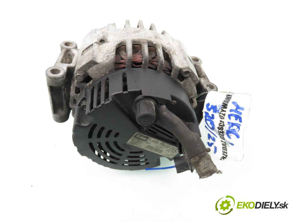 MERCEDES-BENZ KLASA C (W203) KOMBI 2002 105,00 C 180 Kompressor (203.046) - M 271.946 1796,00 Alternátor A2711540902 ; 2542582B (Alternátor)