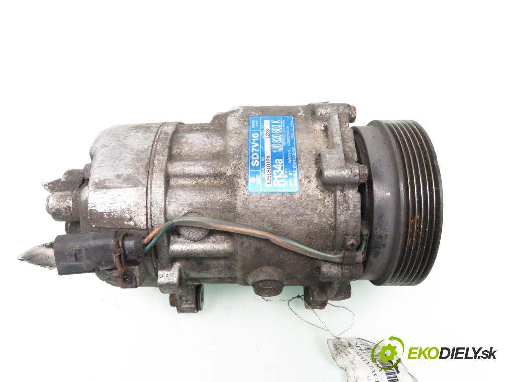 AUDI A3 (8L1) HB 2001 96,00 1.9 TDI PD 130 - ASZ 1896,00 KOMPRESOR: klimatizácie 1J0820803K ; 1233 (Kompresor klimatizácie)