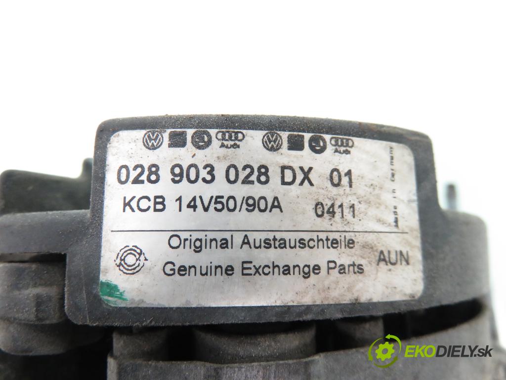 VW GOLF IV (1J1) HB 1999 85,00 2 - AQY 1984,00 Alternátor 028903028DX (Alternátor)