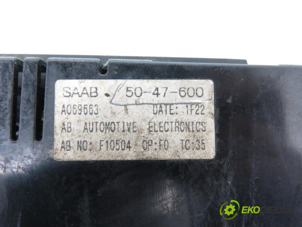 SAAB 9-3 (YS3D) HB 2000 113,00 2.0 Turbo - B204E 1985,00 Panel kúrenia KLIMATRONIK 5047600