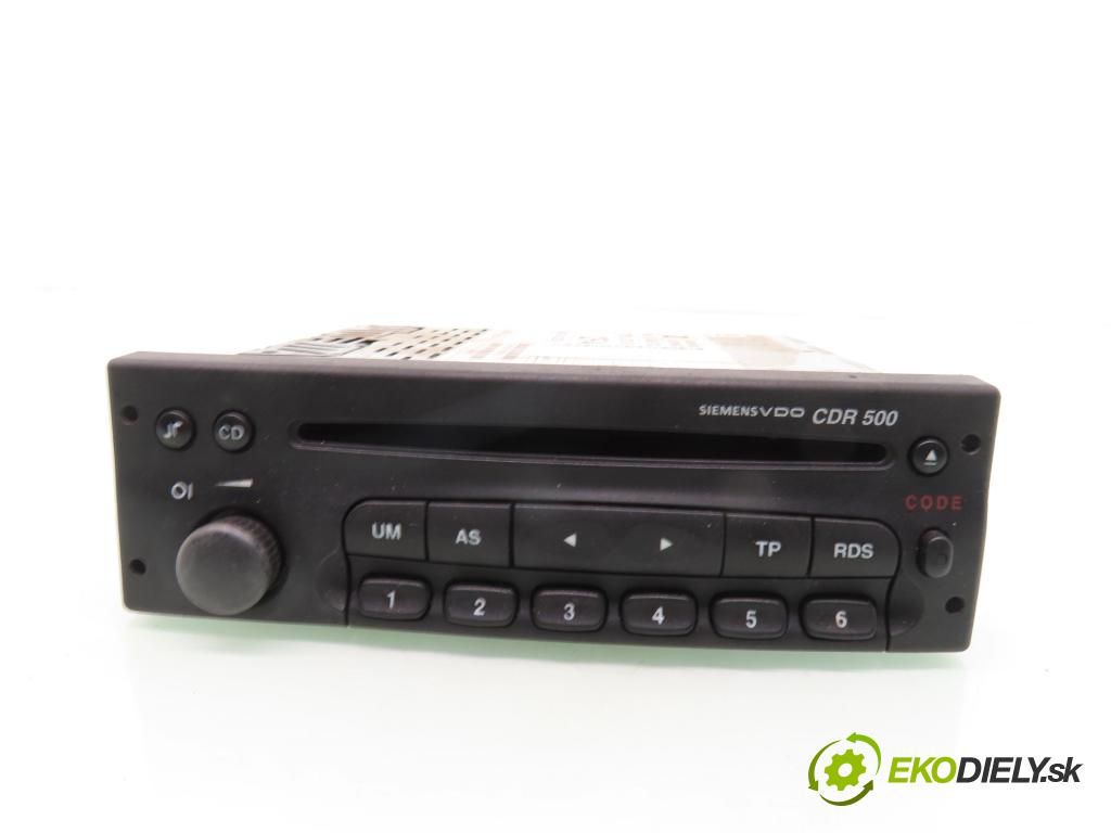 OPEL ZAFIRA A Nadwozie Wielkopojemne (MPV) (T98) MINIVAN 2002 92,00 1.8 16V 125 - Z 18 XE 1796,00 RADIO CD 24469302 ; CDR500E