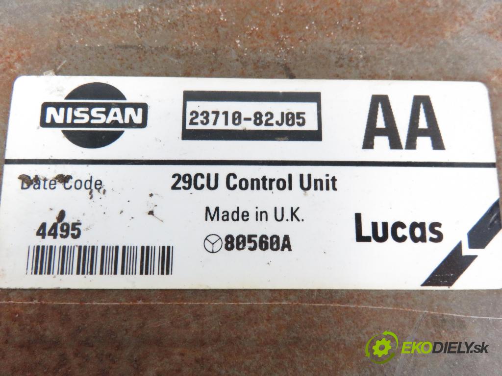NISSAN PRIMERA (P11) LIFTBACK 1996 73,00 1.6 16V - GA16DE 1597,00 Riadiaca jednotka Motor 2371082J05