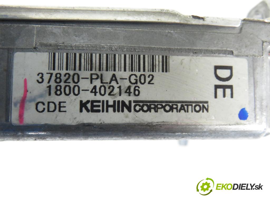 HONDA CIVIC VII Hatchback (EU, EP, EV) HB 2004 66,00 1.4 iS (EP1) - D14Z5 1396,00 Riadiaca jednotka Motor 37820PLAG02 ; 1800402146