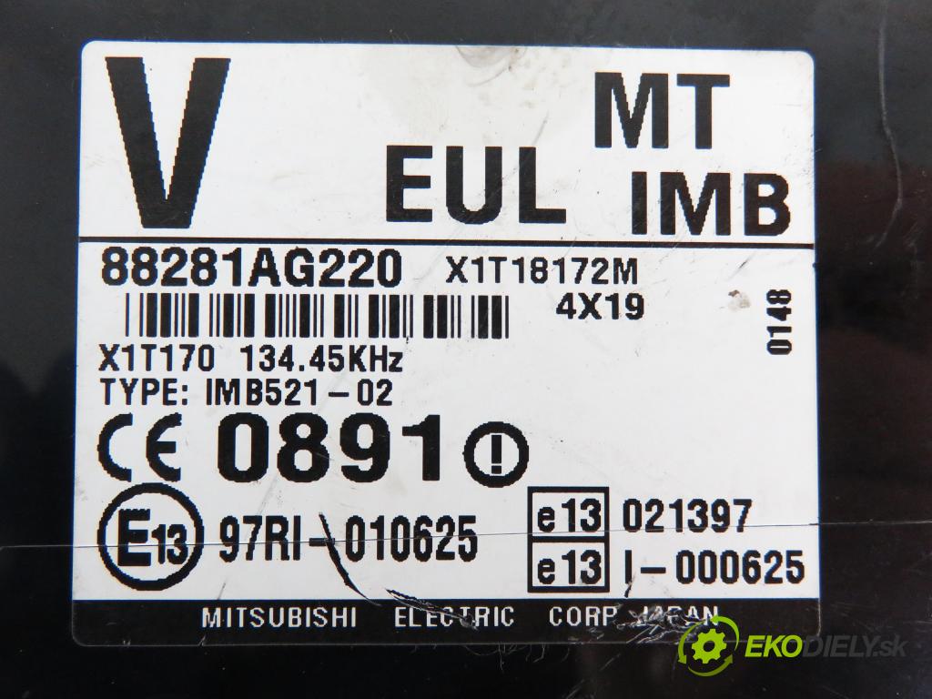 SUBARU LEGACY IV Kombi (BP) KOMBI 2004 101,00 2.0 AWD (BP5) - EJ202 1994,00 MODUL komfortu 88281AG220