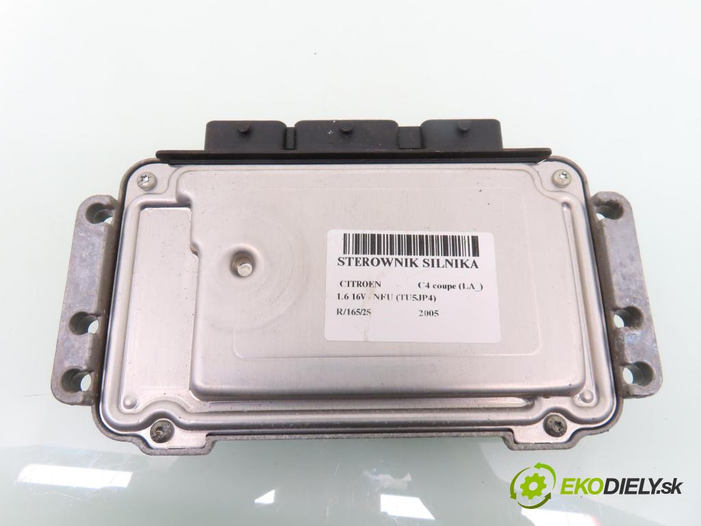 CITROEN C4 coupe (LA_) COUPE 2005 80,00 1.6 16V - NFU (TU5JP4) 1587,00 Riadiaca jednotka Motor 9657489380 ; 0261208491