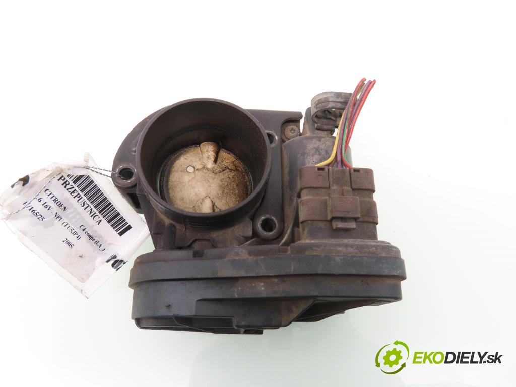 CITROEN C4 coupe (LA_) COUPE 2005 80,00 1.6 16V - NFU (TU5JP4) 1587,00 Škrtiaca klapka 0280750164 ; 9649510080 (Škrtiaca klapka)