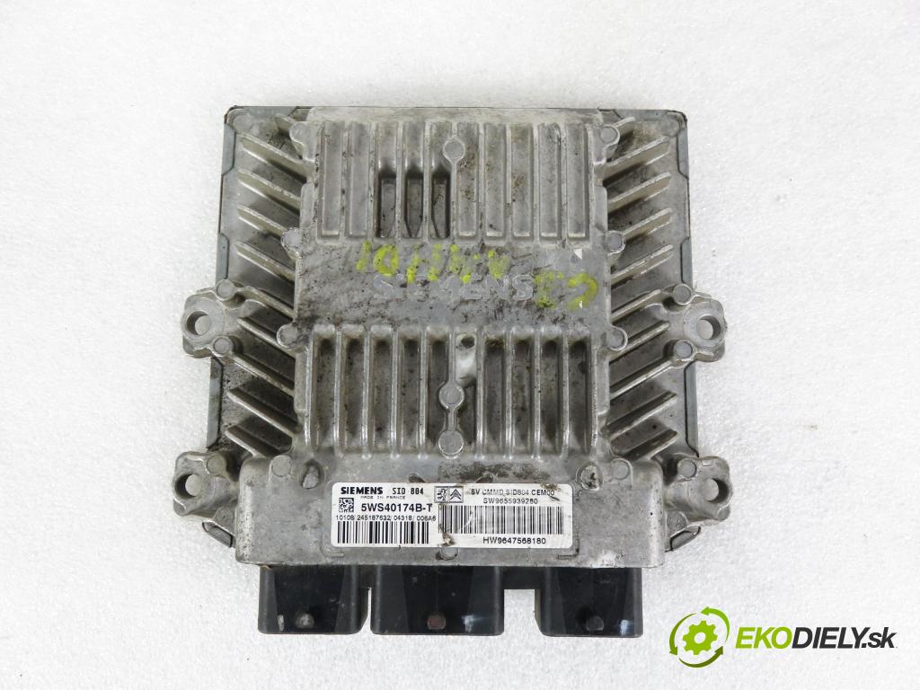 PEUGEOT 206 liftback (2A/C) HB 2002 50,00 1.4 HDi 8V 70 - 8HX 1398,00 Riadiaca jednotka Motor 9655939280 ; 5WS40174BT