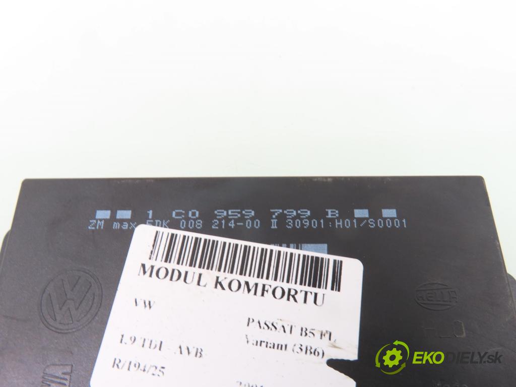 VW PASSAT B5.5 Variant (3B6) KOMBI 2001 74,00 1.9 TDI PD 101 - AVB 1896,00 MODUL komfortu 1C0959799B