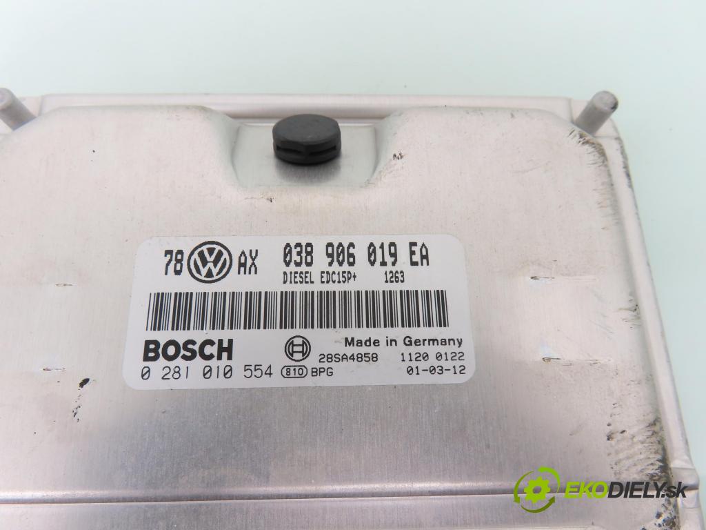 VW PASSAT B5.5 Variant (3B6) KOMBI 2001 74,00 1.9 TDI PD 101 - AVB 1896,00 Riadiaca jednotka Motor 038906019EA ; 0281010554
