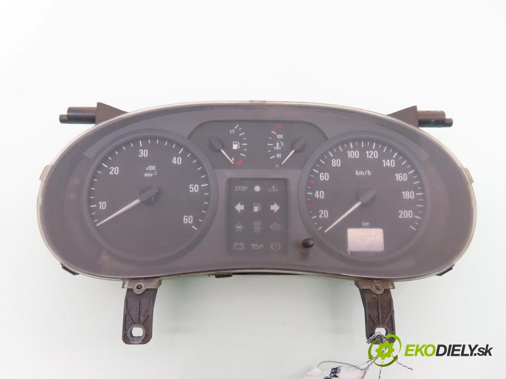 OPEL VIVARO A Skrzynia (X83) FURGON 2003 74,00 1.9 DTI 101 - F9Q 760 1870,00 prístrojovka elektrický P8200252450A