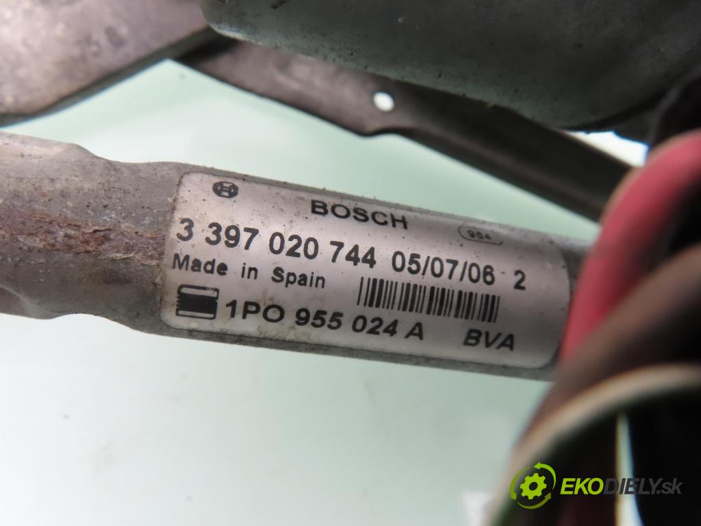 SEAT LEON (1P1) HB 2006 77,00 1.9 TDI - BXE 1896,00 MECHANISMUS/ motorek stěračů 1P0955120 ; 0390241921 ; 1P0955024A