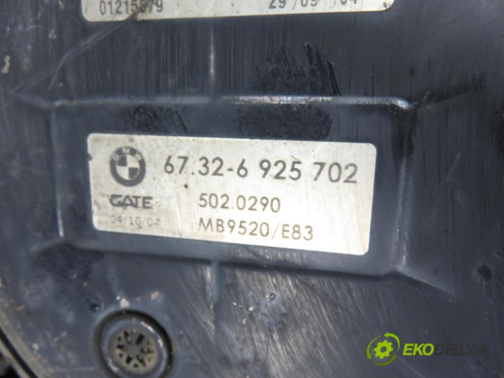 BMW X3 (E83) SUV 2005 110,00 2.0 d 150 - M47 D20 (204D4) 1995,00 ventilátor chladič vody 6925702