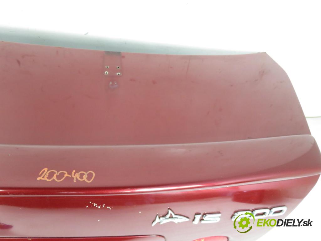 LEXUS IS I (JCE1_, GXE1_) SEDAN 2005 114,00 200 (GXE10) - 1G-FE 1988,00 kapota kufra SEDAN