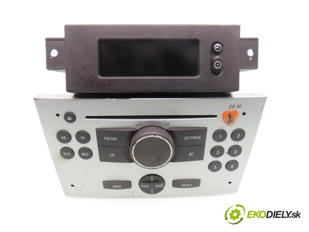 OPEL MERIVA A nadwozie wielkoprzestrzenne (MPV) (X03) MINIVAN 2005 74,00 1.6 16V - Z 16 XE 1598,00 RADIO CD 13190855 ; CD30 ; 13208191