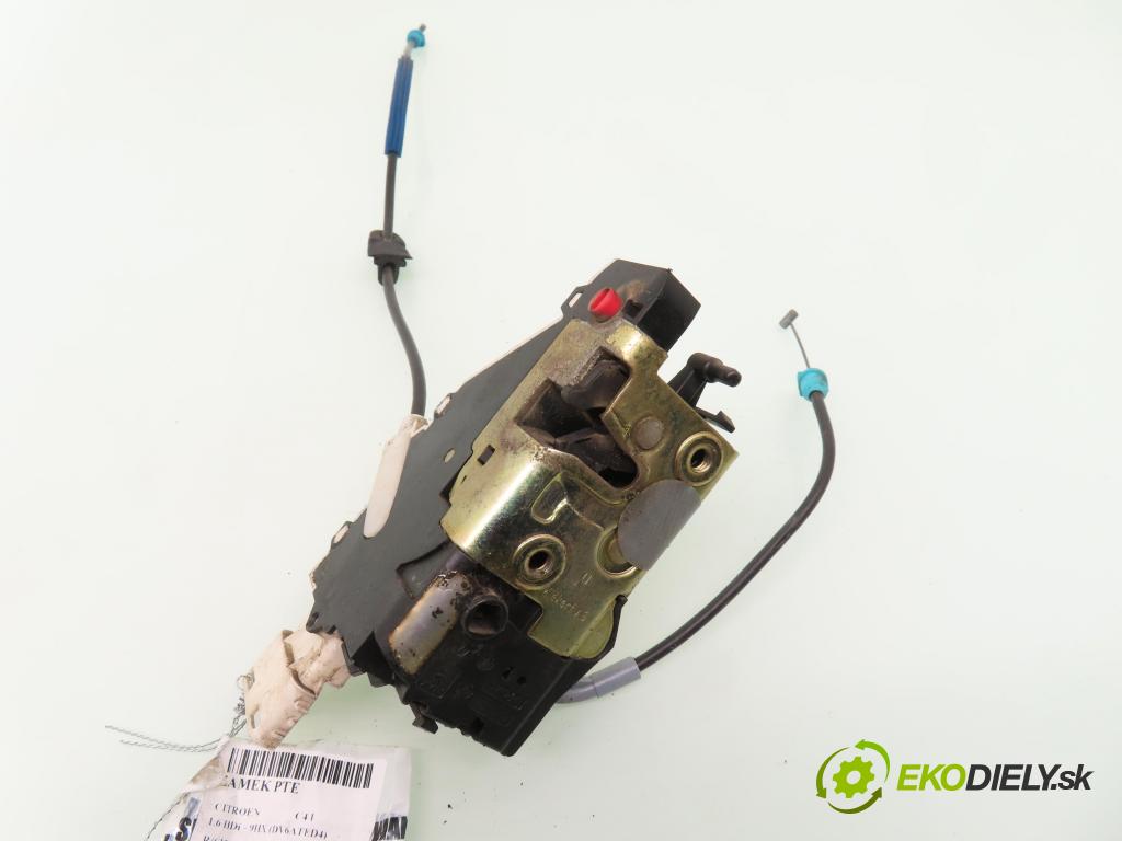 CITROEN C4 I (LC_) HB 2006 66,00 1.6 HDi - 9HX (DV6ATED4) 1560,00 zámok PTE 9660700280E