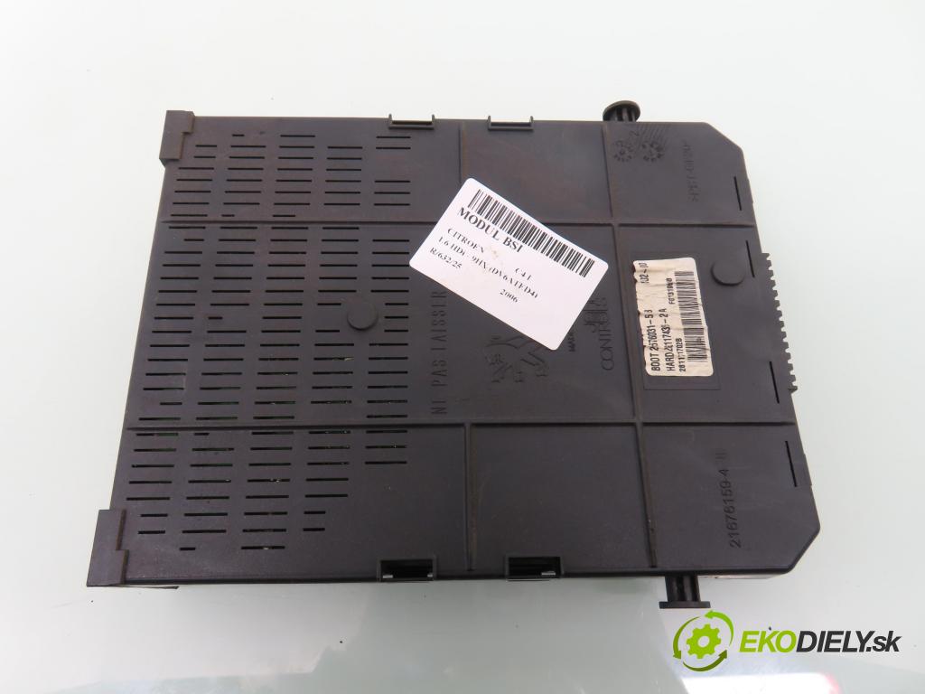 CITROEN C4 I (LC_) HB 2006 66,00 1.6 HDi - 9HX (DV6ATED4) 1560,00 MODUL BSI 9661940480