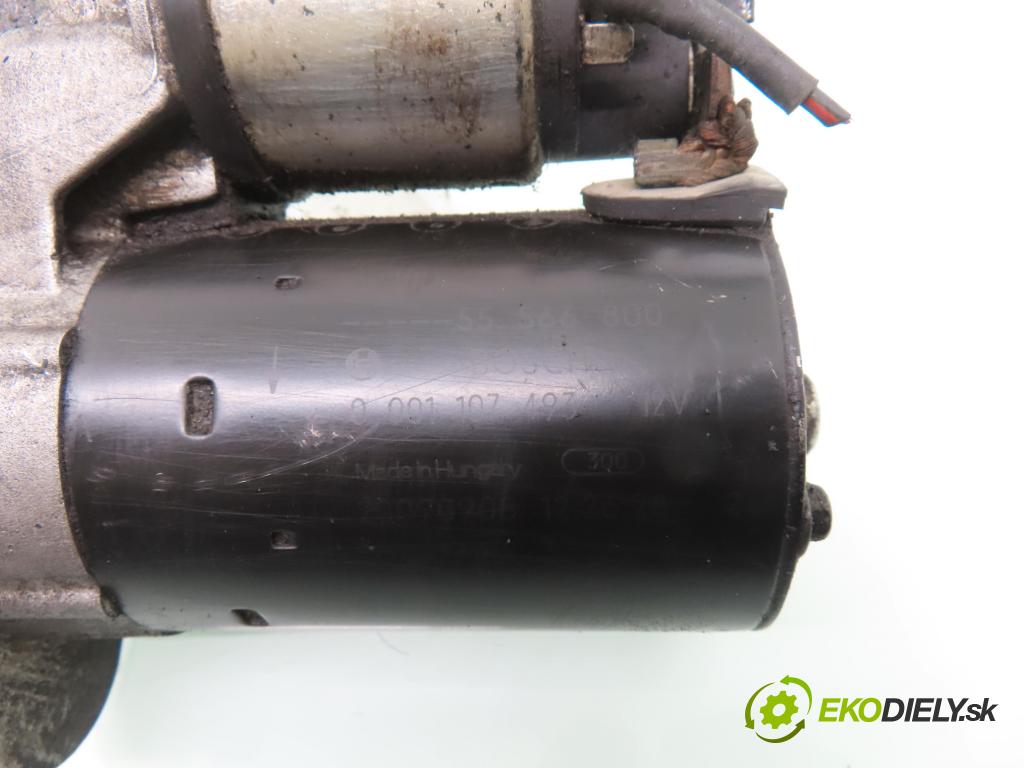 OPEL MERIVA A nadwozie wielkoprzestrzenne (MPV) (X03) HB 2009 66,00 1.4 16V Twinport - Z 14 XEP 1364,00 Štartér 0001107493 ; 55566800 (Štartér)