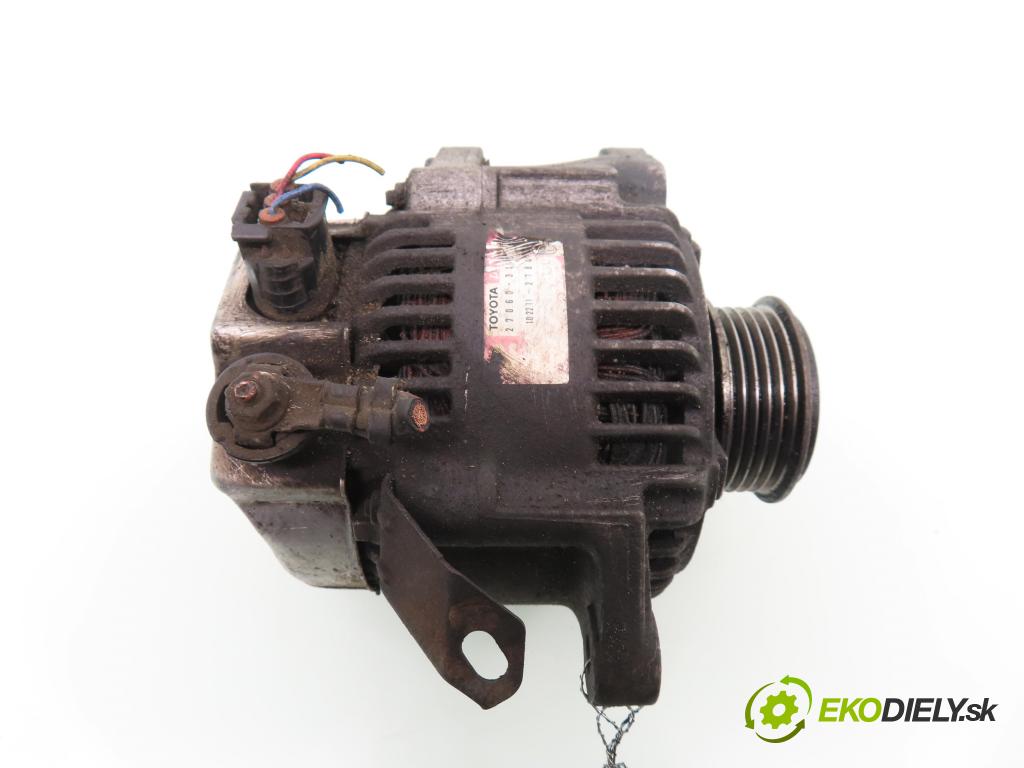 TOYOTA YARIS (_P1_) HB 2005 55,00 1.4 D-4D (NLP10_) - 1ND-TV 1364,00 Alternátor 2706033040 ; 1022112780 (Alternátor)