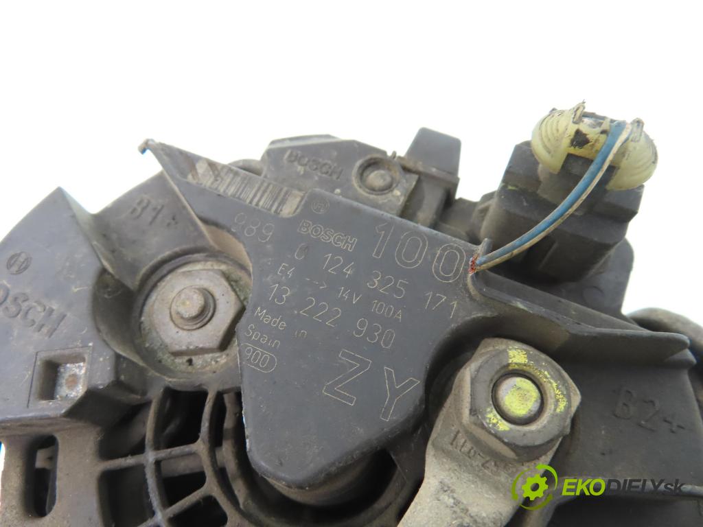 OPEL MERIVA A nadwozie wielkoprzestrzenne (MPV) (X03) HB 2009 66,00 1.4 16V Twinport - Z 14 XEP 1364,00 Alternátor 0124325171 ; 13222930 (Alternátor)