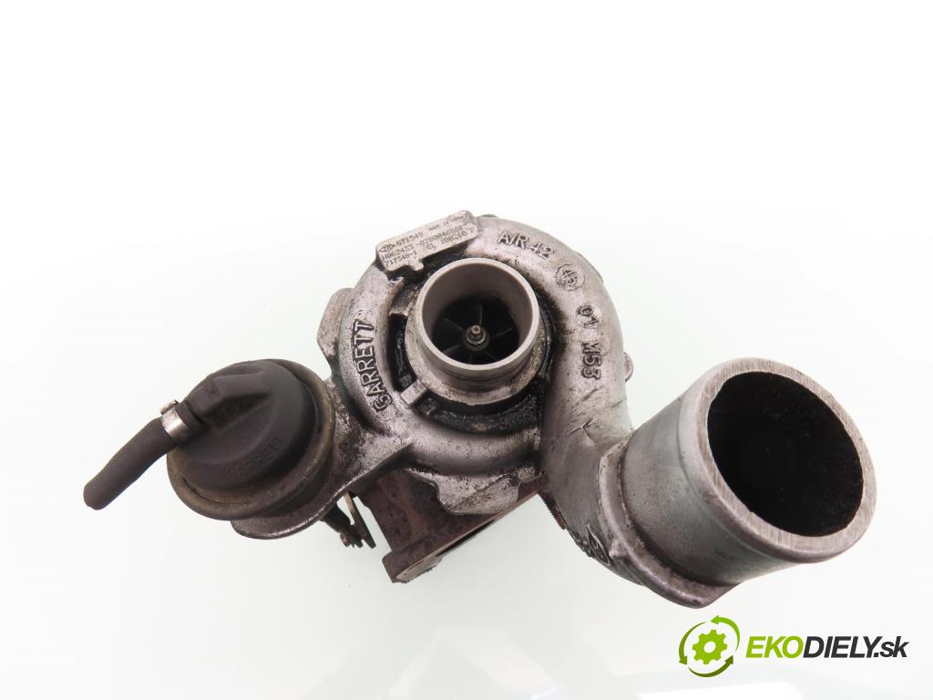 RENAULT SCENIC I (JA0/1_) MINIVAN 2003 59,00 1.9 dTi 80 - F9Q 744 1870,00 RYCHLONABÍJEČKA: 8200046681 ; GT1549 (Kompletní turbodmychadlo)