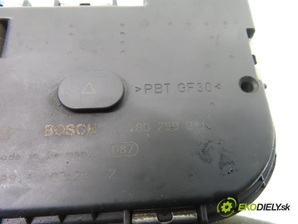 PEUGEOT 607 (9D, 9U) SEDAN 2002 152,00 3.0 V6 24V - XFX (ES9J4S) 2946,00 Škrtiaca klapka 0280750041 (Škrtiaca klapka)