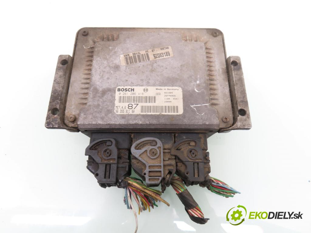 PEUGEOT 607 (9D, 9U) SEDAN 2002 152,00 3.0 V6 24V - XFX (ES9J4S) 2946,00 Riadiaca jednotka Motor 0261206418 ; 9635591180