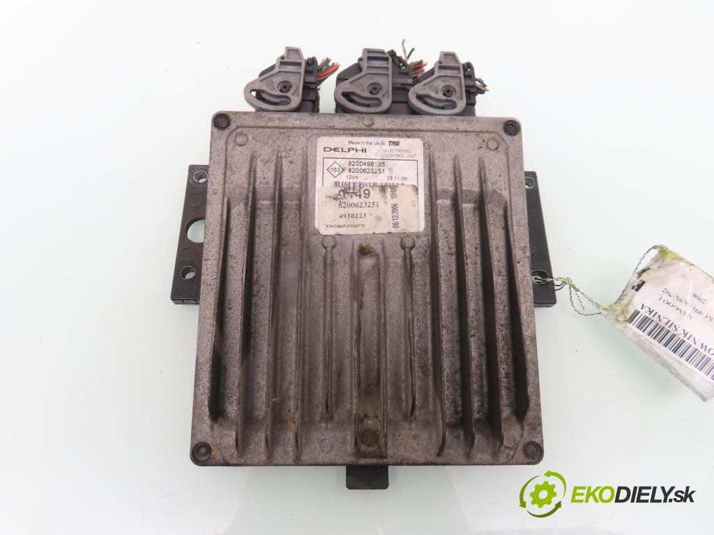 RENAULT KANGOO (KC0/1_) KOMBIVAN 2006 60,00 1.5 dCi 80 - K9K 702 1461,00 Riadiaca jednotka Motor 8200498185 ; 8200623251