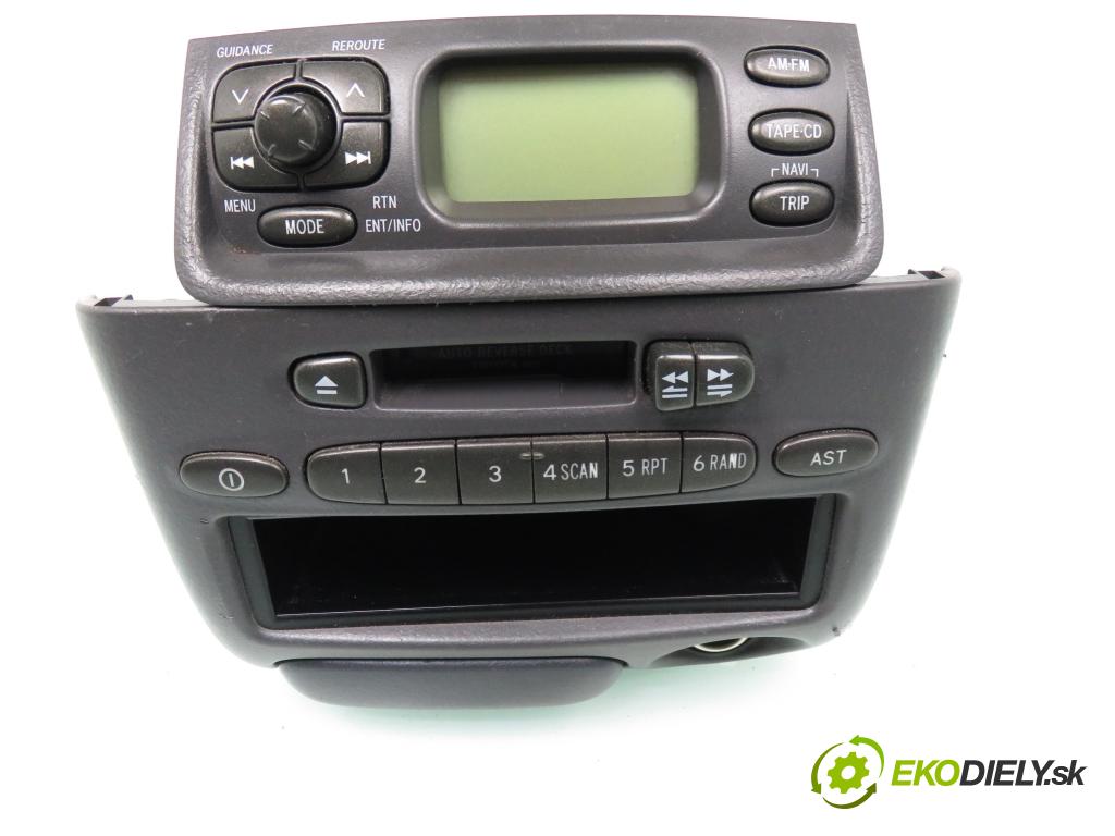 TOYOTA YARIS (_P1_) HB 1999 50,00 1.0 VVT- i 68 - 1SZ-FE 998,00 RADIO Modul 8612052012 ; 861100D020B1