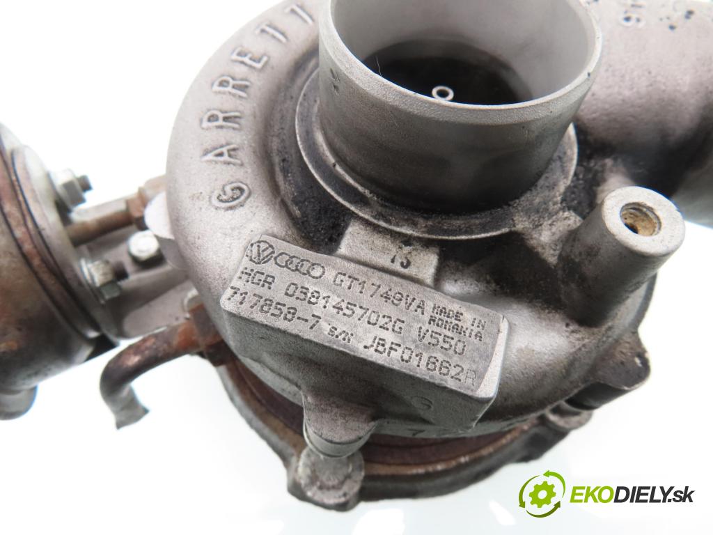 AUDI A4 (8D2, B5) SEDAN 1996 81,00 1.9 TDI - AVG 1896,00 RYCHLONABÍJEČKA: 038145702G ; GT1749V (Kompletní turbodmychadlo)