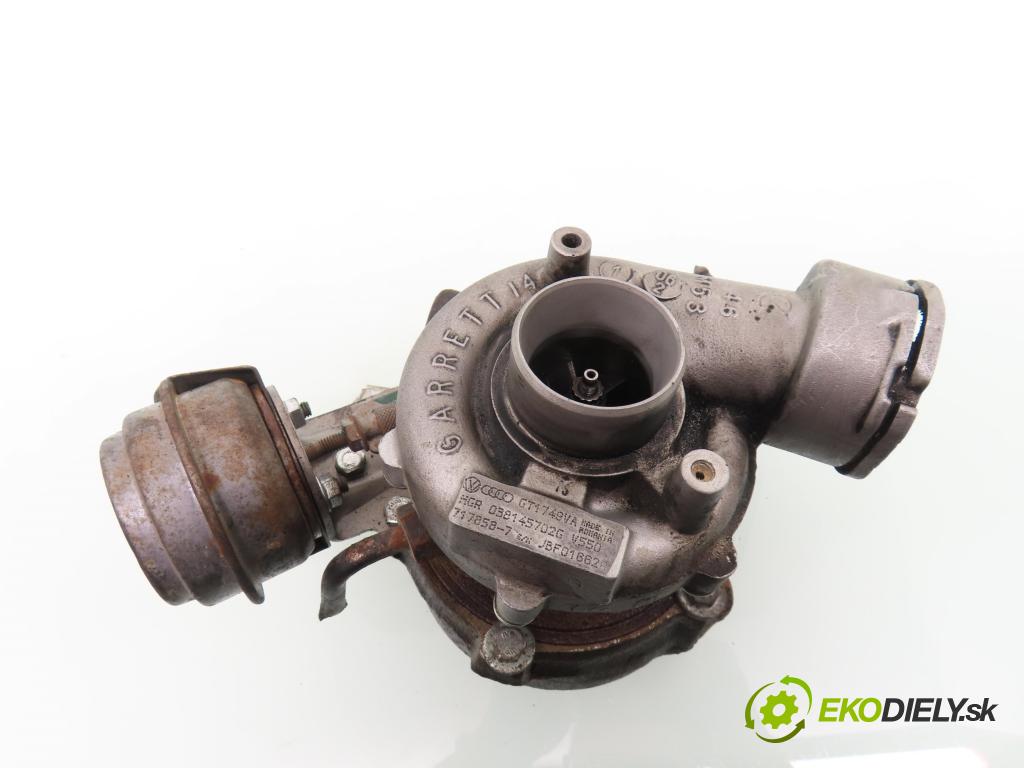 AUDI A4 (8D2, B5) SEDAN 1996 81,00 1.9 TDI - AVG 1896,00 RYCHLONABÍJEČKA: 038145702G ; GT1749V (Kompletní turbodmychadlo)