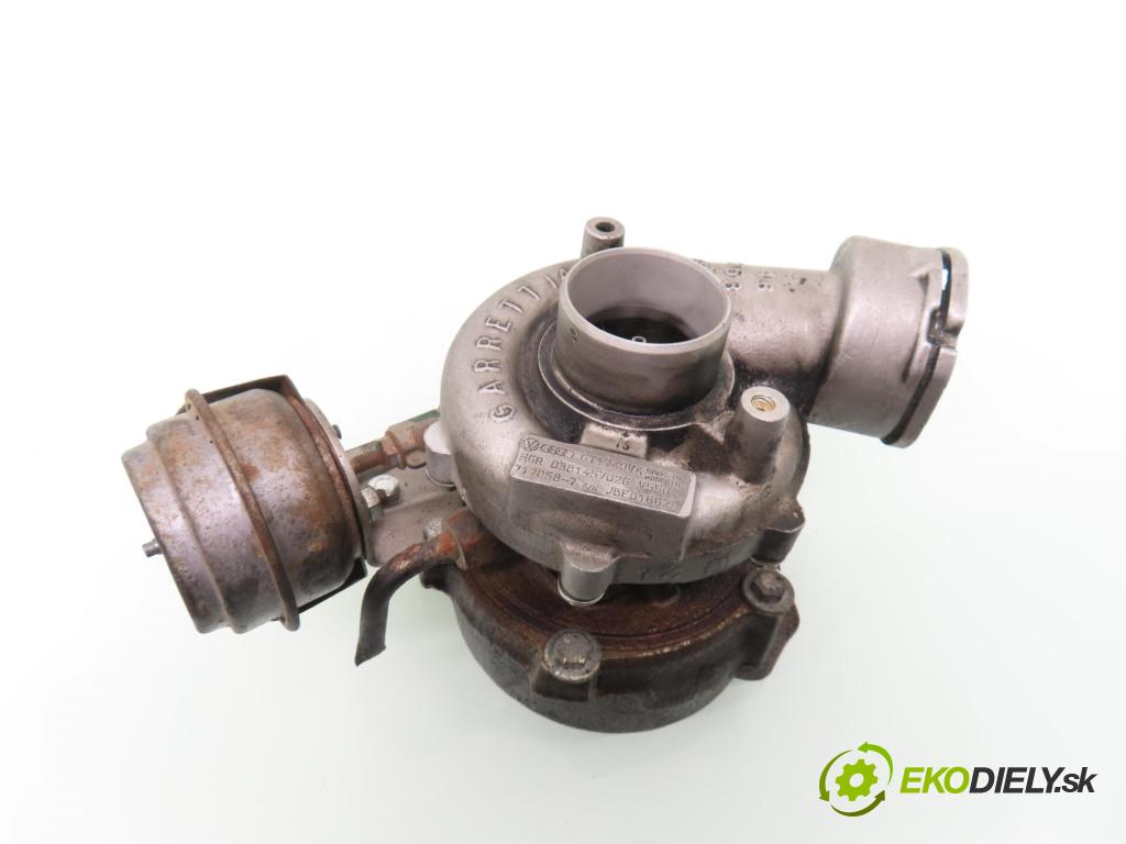 AUDI A4 (8D2, B5) SEDAN 1996 81,00 1.9 TDI - AVG 1896,00 RYCHLONABÍJEČKA: 038145702G ; GT1749V (Kompletní turbodmychadlo)